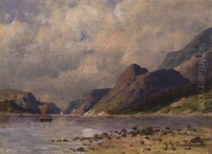 Norwegische Landschaft by Johann II Jungblut