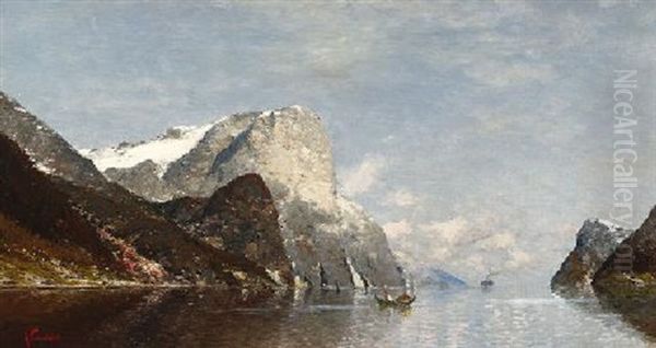 Norwegische Fjordlandschaft - view 1