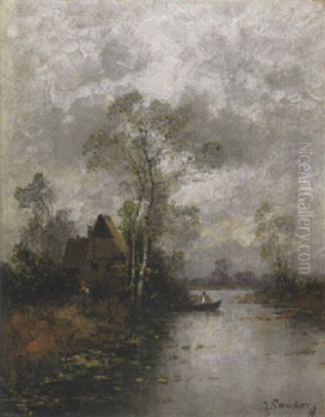 Herbstliche Fluslandschaft - view 1