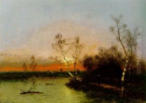 Kate Vor Herbstlicher Moorlandschaft Kate Vor Herbstlicher Moorlandschaft