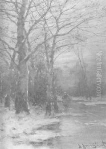 Hollandische Landschaft An Einem Wintertag by Johann II Jungblut