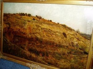 Chalk Pits At Claydon by Walter D. Batley