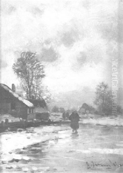 Abendliche Winterlandschaft - view 1