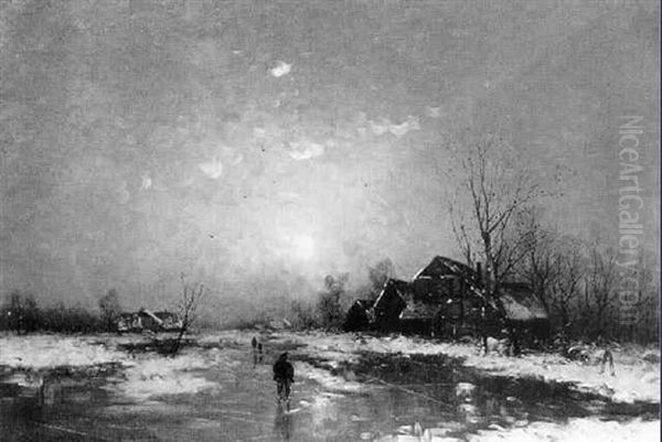 Abendliche Winterlandschaft - view 1