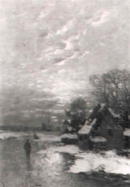 Winterlandschaft Bei Abendstimmung - view 1