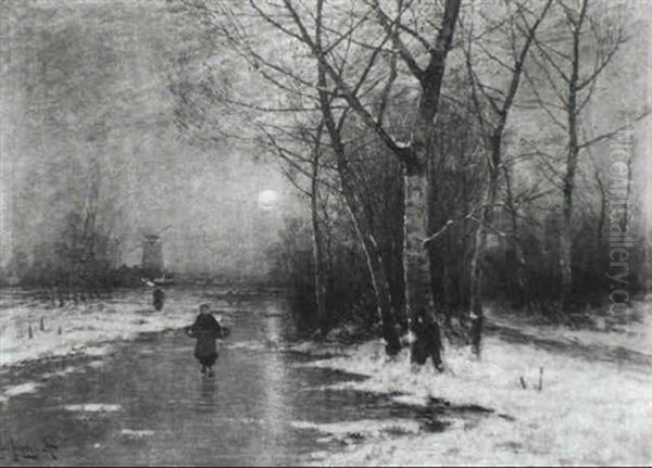 Abendliche Winterlandschaft - view 1