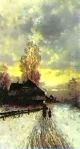 Wintersonne by Johann II Jungblut