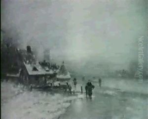 Dutch Village In Winter