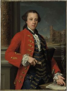 Portrait Of A Gentleman by Pompeo Gerolamo Batoni
