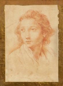 A Portrait Of A Youth by Pompeo Gerolamo Batoni