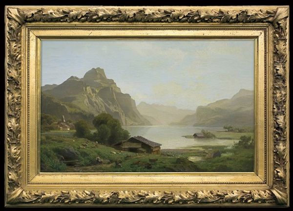 By The Alpen Lake - view 1