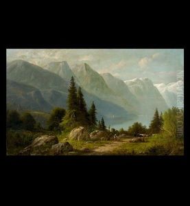 Path To The Alpine Lake by Carl Jungheim