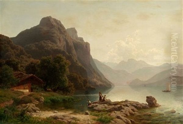 Fishing On The Lake - view 1