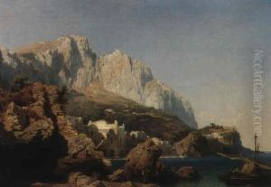 Kuestenlandschaft Bei Capri by Carl Jungheim