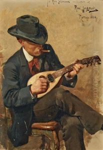 Portrait Of The Architect Aron Johansson by Axel Jungstedt