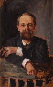 Portrait Of A Man by Axel Jungstedt
