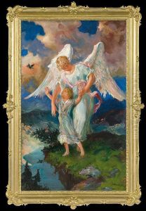 Guardian Angel by Stanislaw Batowski-Kaczor