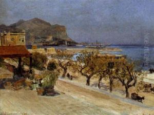 Click Auf Palermo Mit Dem Monte Pellegrino Im Hintergrund by Josef Jungwirth