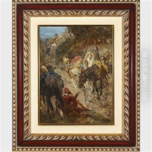 Soldiers On The Mount by Johannes Hendricus Jurres