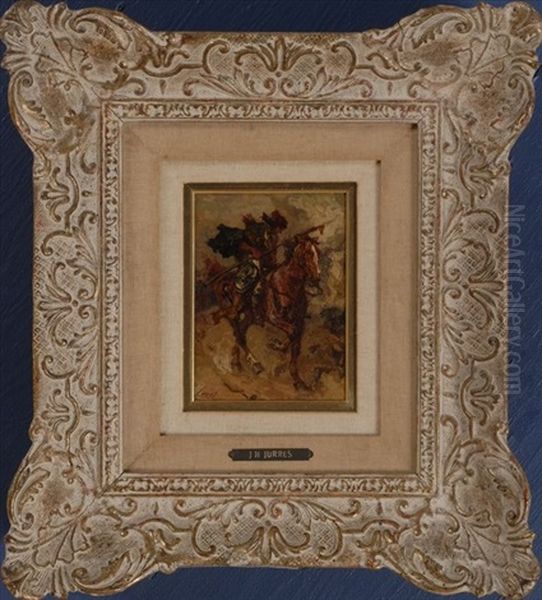 Warrior On Horseback - view 1