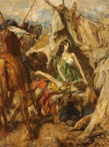 Jael And Barak by Johannes Hendricus Jurres