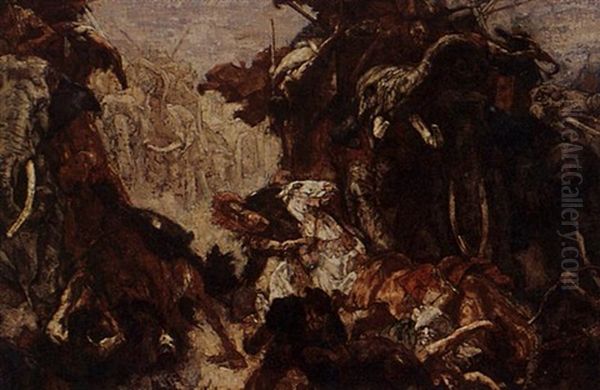 Hannibal Crossing The Alps - view 1