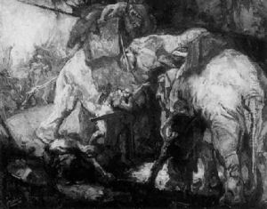The Crusaders by Johannes Hendricus Jurres