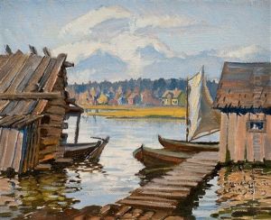 Shore View From Aland by Erik Juselius