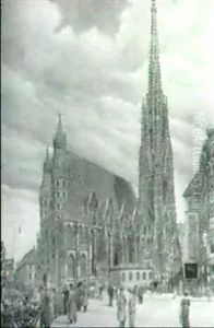 Der Stephansplatz by Carl Just