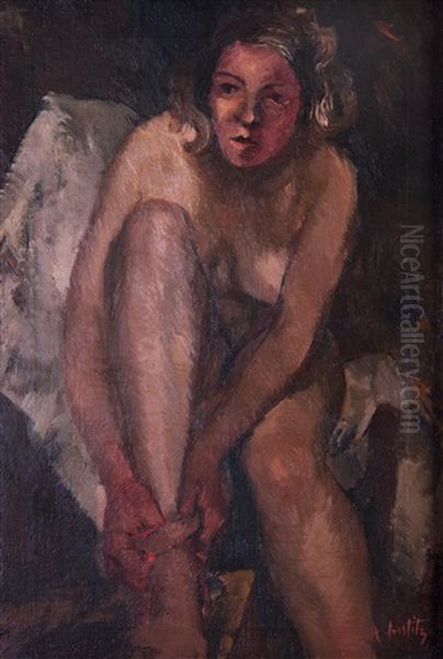 Woman After Bath - view 1