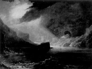Ovadersmoln Over Bergssjo by Percy William Justyne