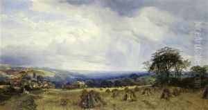 Sheltering Among The Wheat Stooks