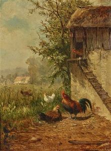 Farmyard by Carl Jutz the Elder