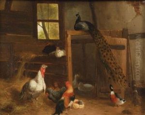 Fancy Fowl by Carl Jutz the Elder