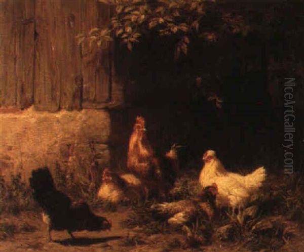 Poultry Outside A Barn - view 1