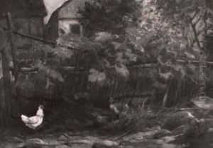 Huhner Im Bauergarten