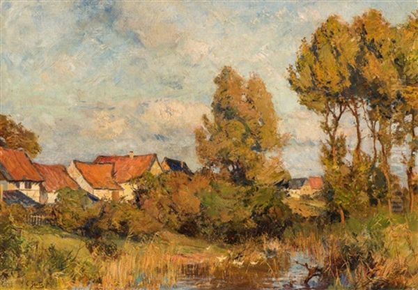 Houses In The Evening Sun - view 1