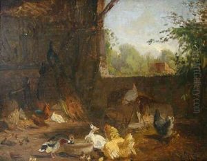 Huhnerstall by Carl Jutz the Younger