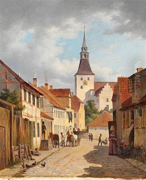 Kattesundet With The Church Of Our Lady In Svendborg - view 1