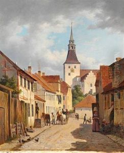 Kattesundet With The Church Of Our Lady In Svendborg