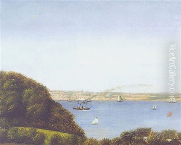 Blick Auf Helsingborg An Einem Sommertag - view 1