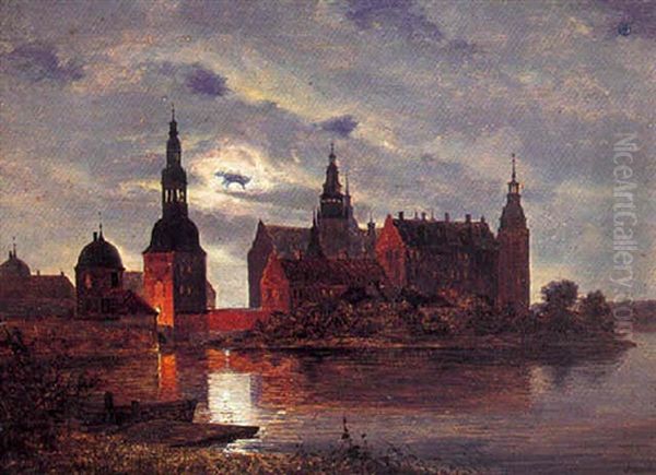 Frederiksborg Slot, Aftenstemning - view 1