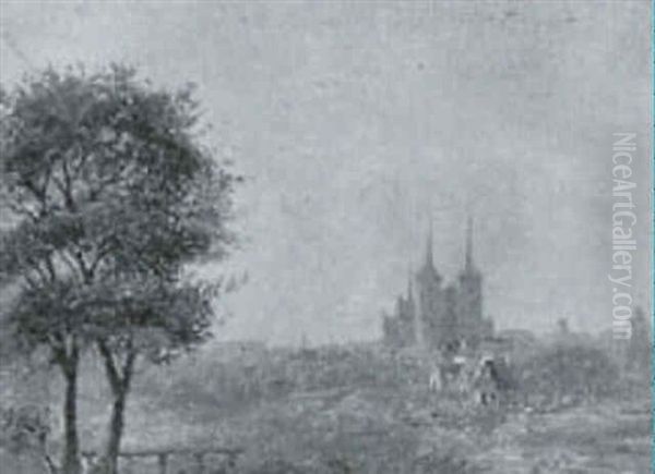 Udsigt Mod Roskilde Domkirke - view 1