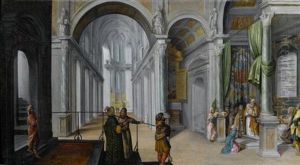 Jesus Bei Simeon Im Tempel by Paul Juvenel the Elder