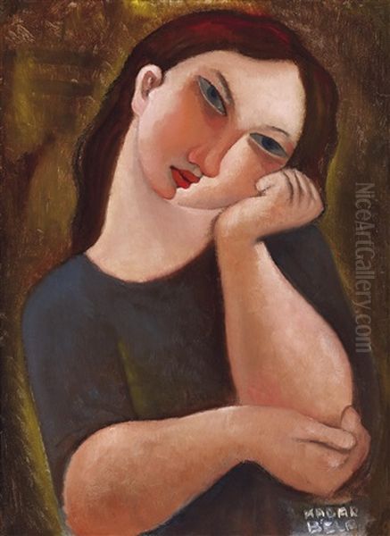 Girl Elbowing - view 1