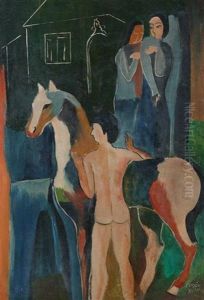 Figure With Horse Figure With Horse