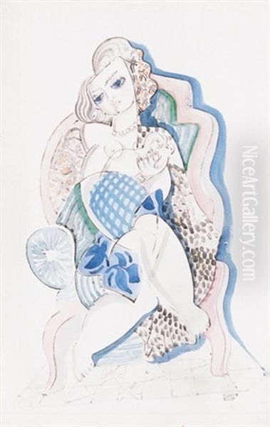 Girl In An Armchair - view 1
