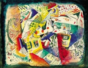 Kompozicio Alakkal (composition With Figure) by Bela Kadar