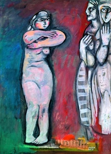 Femme Et Sculpture - view 1