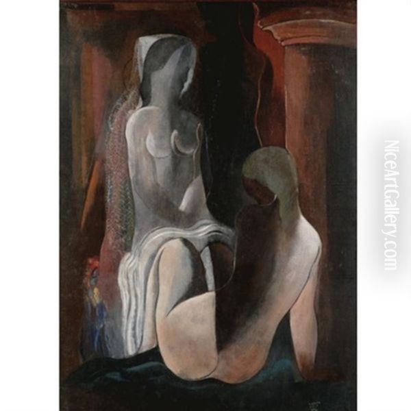 Nudes With Veil - view 1